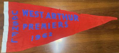 West Arthur Football Club Premiership Flag 1962