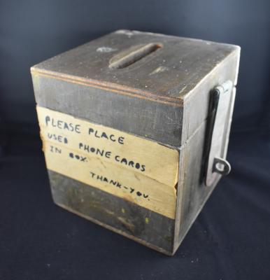 HMAS Perth II Wooden Phonecard Box