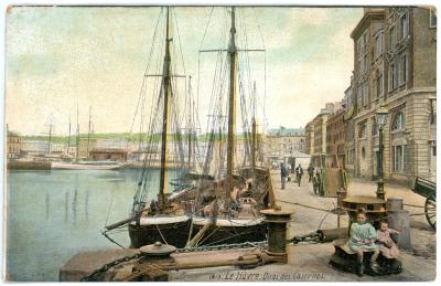First World War Postcard ‘Le Havre’ sent from Pte. Edward Charles MOUCHEMORE, 6351