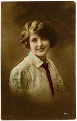 First World War Postcard sent from Pte. Edward Charles MOUCHEMORE, 6351