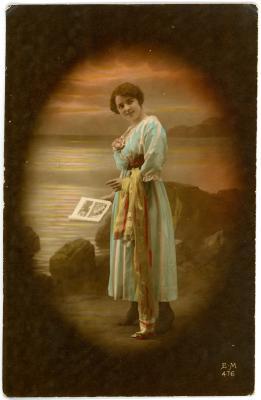 First World War Postcard sent from Pte. Edward Charles MOUCHEMORE, 6351