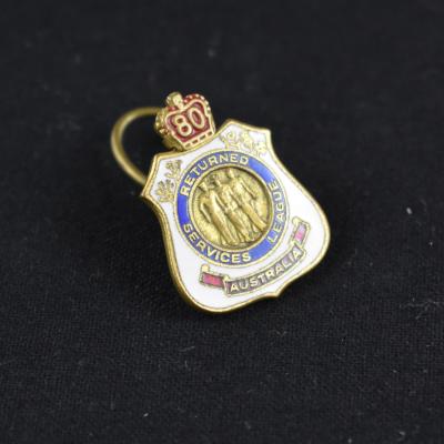Return Services League (RSL) Lapel Badge as issued to Raymond Parker WARBURTON