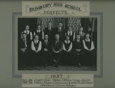 BHS Prefects 1937