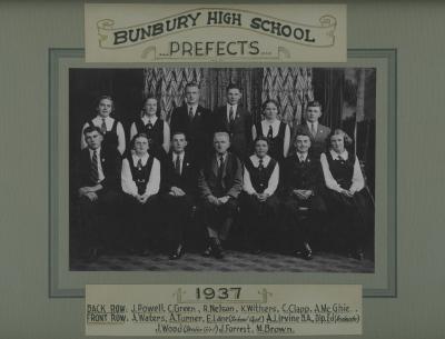 BHS Prefects 1937