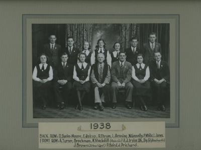 BHS Prefects 1938