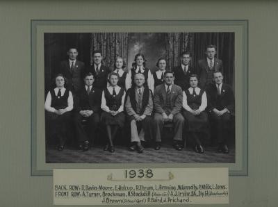 BHS Prefects 1938