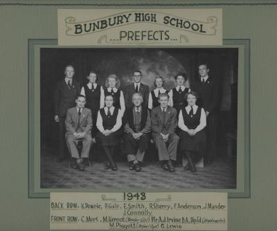 BHS Prefects 1943