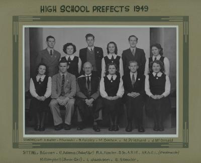BHS Prefects 1949