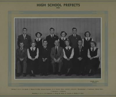 BHS Prefects 1951