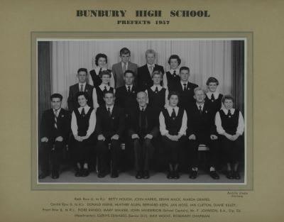 BHS Prefects 1957