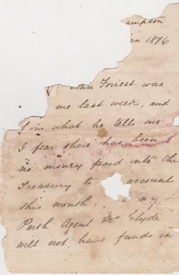Letter from B.J. Evans to J.S. Maley