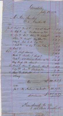 Peter Saunders account with Crowther & Co