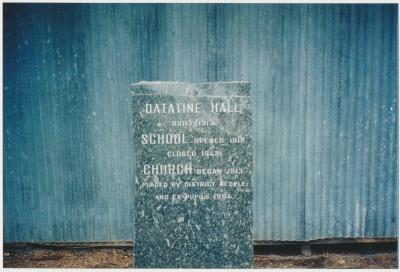 Datatine Hall Plaque