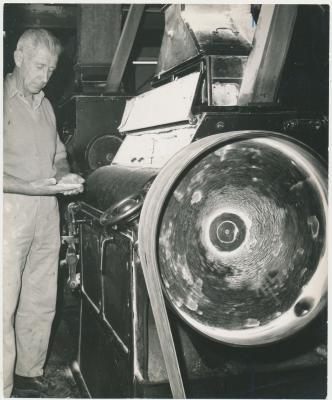 Alan Jenkins in Katanning Flour Mill