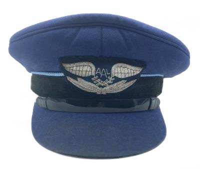 Australian Air League peaked cap with silver bullion badge
