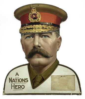Lord Kitchener printed cardboard calendar - front view