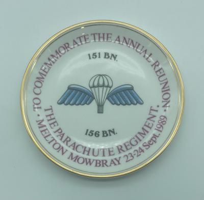 Parachute Regiment Commemorative Plate - 1989