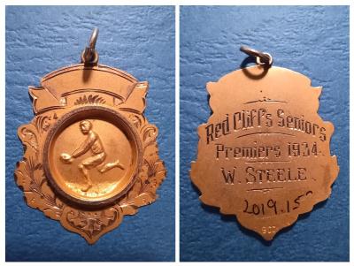 Medal - Red Cliffs Seniors Football Club 1934