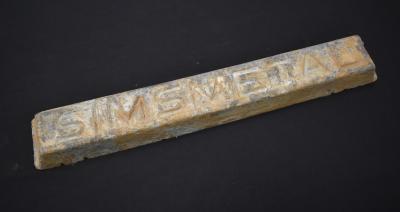 HMAS Perth II 'Simsmetal' Lead Ballast Bar Ingot