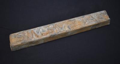 HMAS Perth II 'Simsmetal' Lead Ballast Bar Ingot
