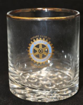 Glass, Tumblers x 3 'Rotary Club of Wanneroo'