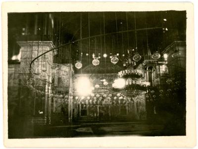 First World War Black and White Photograph of the Inside of Muhammad Ali Mosque, Cairo
