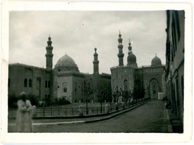 First World War Black and White Photograph of Mosque in Cairo