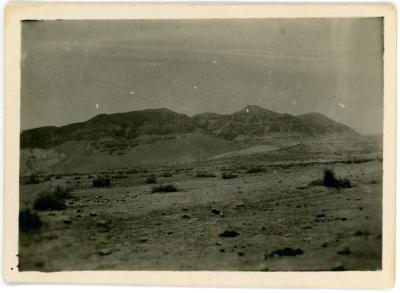 First World War Black and White Photograph of the Mount of Temptation, Jericho