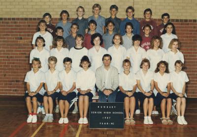 BSHS Class Photograph - Year 9C 1987