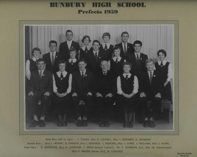BHS Prefects 1959