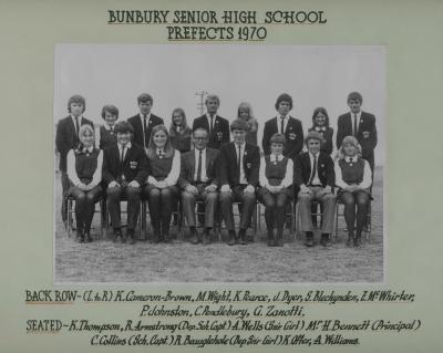 BSHS Prefects 1970