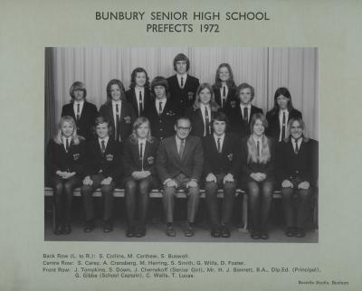 BSHS Prefects 1972