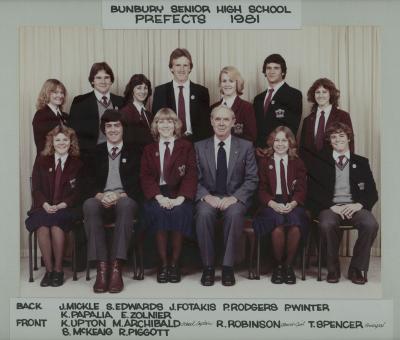 BSHS Prefects 1981