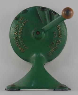 Front view of Bean Slicer