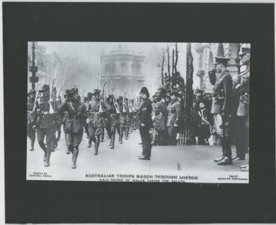 Australian Troops March Through London