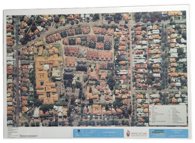 26-261.1 Aerial view/plan of the MercyCare Wembley Campus photo without background. 