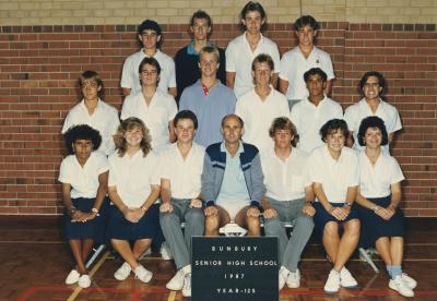 BSHS Class Photograph - Year 12S 1987
