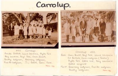 Carrolup School Students and Teacher