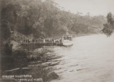 Osborne Illustrated - "Water Lily" At Jetty