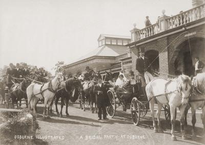 Osborne Illustrated - A Bridal Party At Osborne