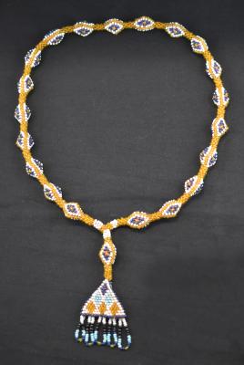 First World War Turkish Prisoner of War Beadwork Necklace