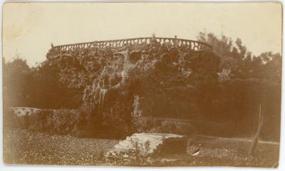 First World War Black and White Photograph of 'The Grotto' at Giza Zoo, Cairo