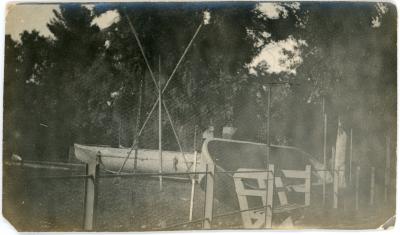 First World War Photograph Showing Captured Pontoons at the Giza Zoo, Cairo