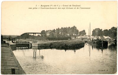 First World War Postcard ‘Canal de Neufosse’ sent from Pte. Edward Charles MOUCHEMORE, 6351