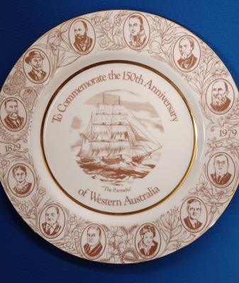 Commemorative Plate - "150th Anniversary of WA" 1979