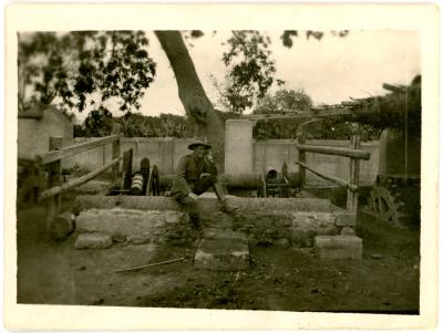 First World War Black and White Photograph of the Virgin Mary’s Well