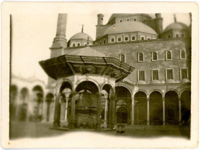 First World War Black and White Photograph of Mohammed Ali Mosque Cairo