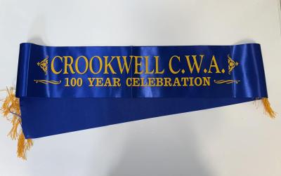 Crookwell CWA 100 Year Celebration ribbon