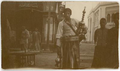 First World War Photograph of a Male Egyptian Lemonade Seller