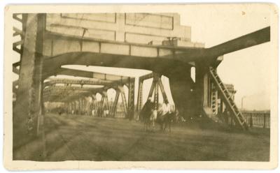 First World War Black and White Photograph of the Boulac Bridge, Cairo